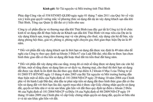 Công văn 909/TCQLĐĐ-CĐKTK phương thức sử dụng đất dự án xây dựng khách sạn