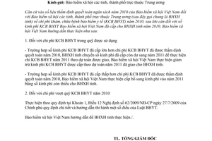 Công văn 3494/BHXH-BC xử lý số dư kinh phí chi khám chữa bệnh bảo hiểm y tế