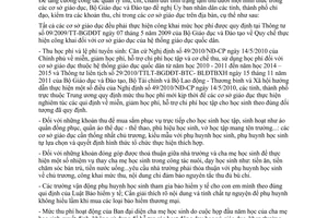 Công văn 5584/BGDĐT-KHTC tiếp tục chấn chỉnh tình trạng lạm thu