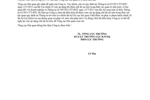 Công văn 4178/TCHQ-KTSTQ áp dụng chế độ ưu tiên