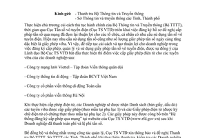 Công văn 1782/CTS-ÂDCP phối hợp trong công tác cấp