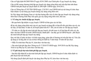 Công văn 213/SXD-QH tổ chức lập quy hoạch xây dựng nông thôn