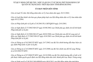 Quyết định 25/2011/QĐ-UBND  chế độ thu, nộp, quản lý và sử dụng phí thẩm định