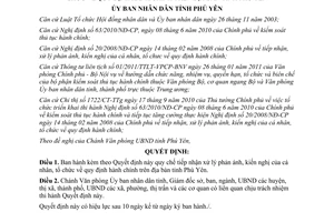 Quyết định 1272/2011/QĐ-UBND Quy chế tiếp nhận xử lý phản ánh, kiến nghị