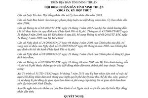 Nghị quyết 15/2011/NQ-HĐND chế độ thu, nộp, quản lý và sử dụng lệ phí