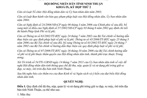 Nghị quyết 16/2011/NQ-HĐND quy định chế độ thu, nộp, quản lý và sử dụng phí trôn