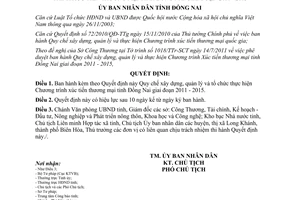Quyết định 53/2011/QĐ-UBND Quy chế xây dựng, quản lý và tổ chức thực hiện