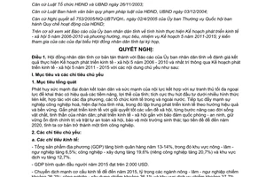Nghị quyết 19/2011/NQ-HĐND Kế hoạch phát triển Kinh tế Xã hội 2011 2015 Bình Định