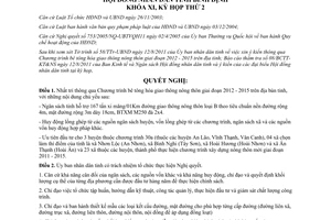 Nghị quyết 23/2011/NQ-HĐND Chương trình bê tông hóa giao thông nông thôn