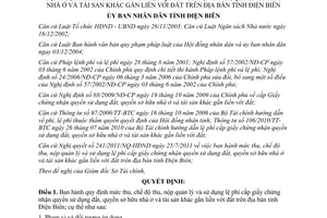 Quyết định 22/2011/QĐ-UBND lệ phí cấp giấy chứng nhận quyền sử dụng đất