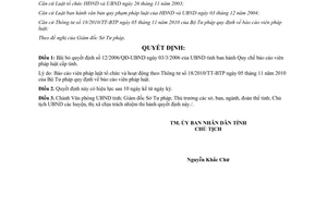 Quyết định 22/2011/QĐ-UBND bãi bỏ Quyết định 12/2006/QĐ-UBND Lai Châu