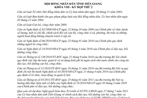 Nghị quyết 07/2011/NQ-HĐND chính sách đào tạo, bồi dưỡng cán bộ, công chức