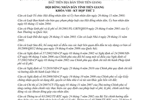 Nghị quyết 04/2011/NQ-HĐND lệ phí cấp Giấy chứng nhận quyền sử dụng đất