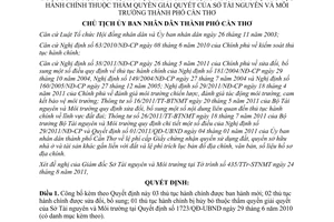 Quyết định 2060/QĐ-UBND công bố thủ tục hành chính mới