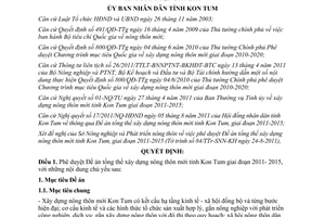 Quyết định 24/2011/QĐ-UBND phê duyệt Đề án tổng thể xây dựng nông thôn mới