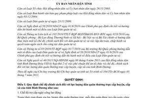 Quyết định 31/2011/QĐ-UBND chế độ chính sách lực lượng Dân quân thường trực