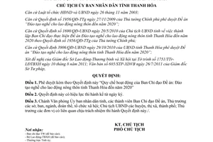 Quyết định 2842/QĐ-UBND năm 2011 Quy chế hoạt động của Ban Chỉ đạo Đề án đào tạo