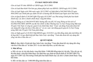 Quyết định 28/2011/QĐ-UBND kinh phí thực hiện xây dựng đời sông mới Bình Định