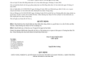 Quyết định 24/2011/QĐ-UBND chức năng nhiệm vụ Ban Thi đua Khen thưởng Quảng Trị