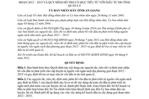 Quyết định 37/2011/QĐ-UBND nguyên tắc, tiêu chí và định mức phân bổ vốn đầu tư