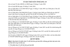 Quyết định 34/2011/QĐ-UBND tỉ lệ phần trăm (%) để tính đơn giá thuê đất