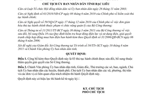 Quyết định 2336/QĐ-UBND công bố thủ tục hành chính sửa đổi