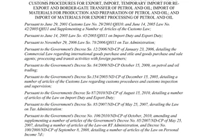 Circular No. 126/2011/TT-BTC amending and supplementing a number of articles