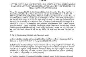 Chỉ thị 02/CT-NHNN chấn chỉnh thực hiện quy định mức lãi suất huy động