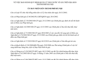 Quyết định 28/2011/QĐ-UBND quản lý nhà nước giá trên địa bàn thành phố