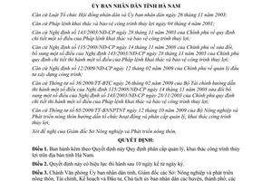 Quyết định 26/2011/QĐ-UBND phân cấp quản lý, khai thác công trình thủy lợi