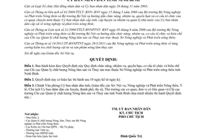 Quyết định 13/2011/QĐ-UBND chức năng nhiệm vụ quyền hạn cơ cấu biên chế Chi cục