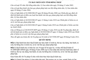 Quyết định 23/2011/QĐ-UBND Quy định trình tự thủ tục xây dựng ban hành