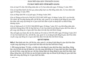 Quyết định 29/2011/QĐ-UBND mức thu, chế độ thu, nộp, quản lý và sử dụng lệ phí