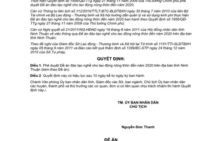 Quyết định 45/2011/QĐ-UBND phê duyệt Đề án đào tạo nghề cho lao động nông thôn