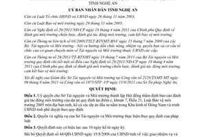 Quyết định 44/2011/QĐ-UBND giao nhiệm vụ và uỷ quyền thành lập Hội đồng thẩm