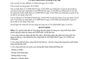 Quyết định 1889/QĐ-UBND năm 2011 ủy quyền cấp giấy phép xây dựng