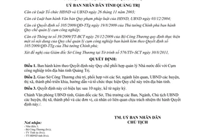Quyết định 27/2011/QĐ-UBND Quy chế phối hợp quản lý Nhà nước Cụm công nghiệp