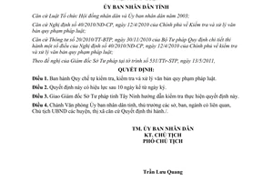 Quyết định 34/2011/QĐ-UBND kiểm tra và xử lý văn bản quy phạm pháp luật Tây Ninh