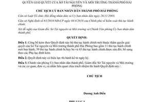 Quyết định 1475/QĐ-UBND công bố thủ tục hành chính mới