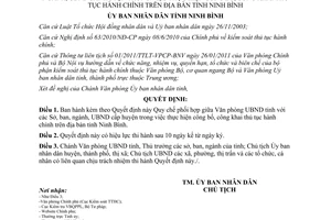 Quyết định 16/2011/QĐ-UBND Quy chế phối hợp giữa Văn phòng Ủy ban nhân dân