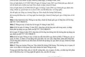 Thông tư 21/2011/TT-BKHCN Quy chuẩn kỹ thuật quốc gia thép làm cốt bê tông