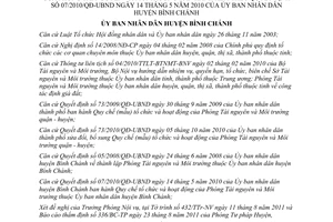 Quyết định 18/2011/QĐ-UBND sửa đổi Quy chế tổ chức và hoạt động Phòng Tài nguyên