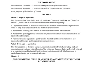 Decree No. 87/2011/ND-CP, detailing and guiding a number of articles of the Law