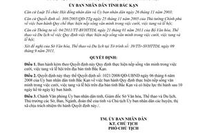 Quyết định 1750/2011/QĐ-UBND nếp sống văn minh cưới tang lễ tỉnh Bắc Kạn