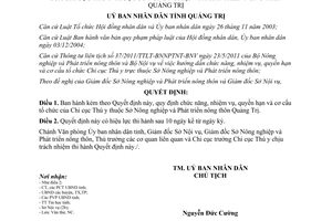 Quyết định 30/2011/QĐ-UBND chức năng nhiệm vụ quyền hạn cơ cấu Chi cục Thú y