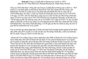 Công văn 3286/TCT-CS năm 2011 xác định nghĩa vụ thuế