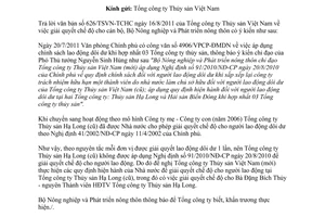 Công văn 4941/BNN-ĐMDN giải quyết chế độ cho cán bộ