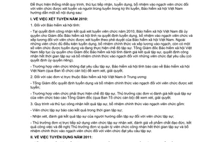 Công văn 3642/BHXH-TCCB hướng dẫn tuyển dụng viên chức