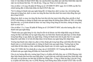 Công văn 3187/TCT-CS khấu trừ thuế giá trị gia tăng đầu vào