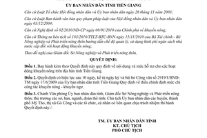 Quyết định 29/2011/QĐ-UBND nội dung và mức hỗ trợ cho hoạt động khuyến nông